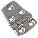 image 4 of Polished Door Hinge Stainless Steel 56mm x 38mm 316 Marine Cabin Hatch Silver