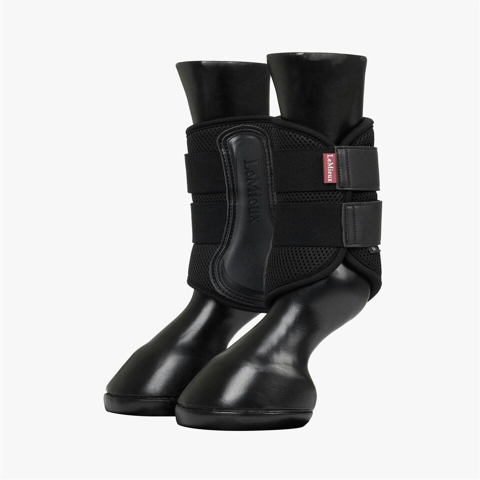 image 1 of LeMieux Mesh Brushing Boot Brown | Large