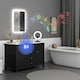 image 2 of HOMCOM 500 x 700 mm Backlit Illuminated Bathroom Mirror with LED Lights and Bluetooth, Wall Mounted Vanity Mirror with 3 Colours Dimmable, Anti-Fog, Memory Function, Touch Switch, IP44