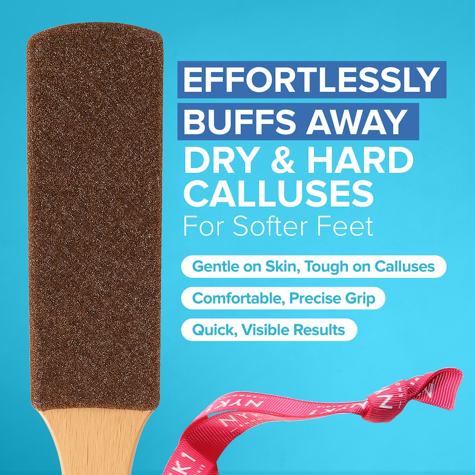 image 1 of NYK1 Smoothie Waterproof Foot File (for Wet & Dry Use) High-Performance Feet Exfoliator