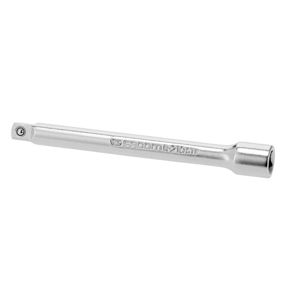 Facom R.210ST 1/4 inch Drive Extension Bar 100mm - Bright Chrome Finish