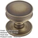 image 2 of Antique Brass Cupboard Knob for Elegant Interiors - Kitchen Cabinet Knob