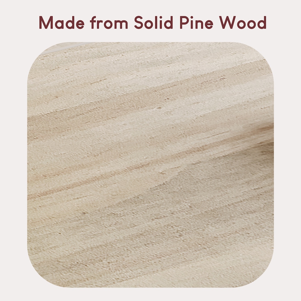 image 1 of Vida Designs Panama 5 Drawer Narrow Chest of Drawers Bedroom Storage, Solid Pine Wood