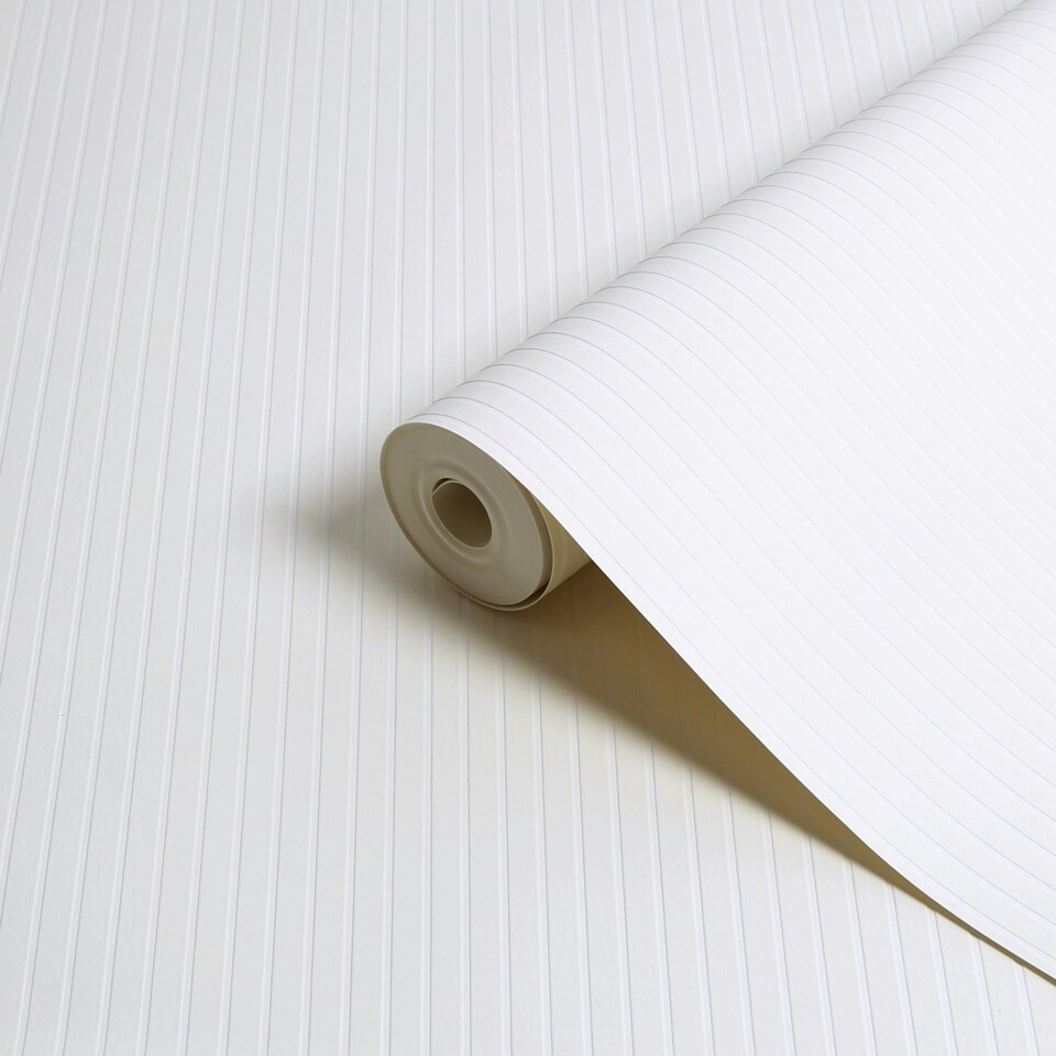 image 1 of Superfresco Paintable Beading | White | White | 10m Length x 52cm Width