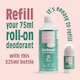 image 6 of Salt of the Earth Natural Deodorant Roll on Refill x7 Uses Melon & Cucumber Natural Origin Ingredients Vegan 525ml