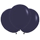 image 1 of Fashion Solid Navy Blue Sempertex Biodegradable Latex Balloons 45cm / 18 in - Pack of 25