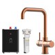 image 1 of SIA BWT340CU Copper 3-in-1 Instant Boiling Hot Water Tap Including Tank & Filter