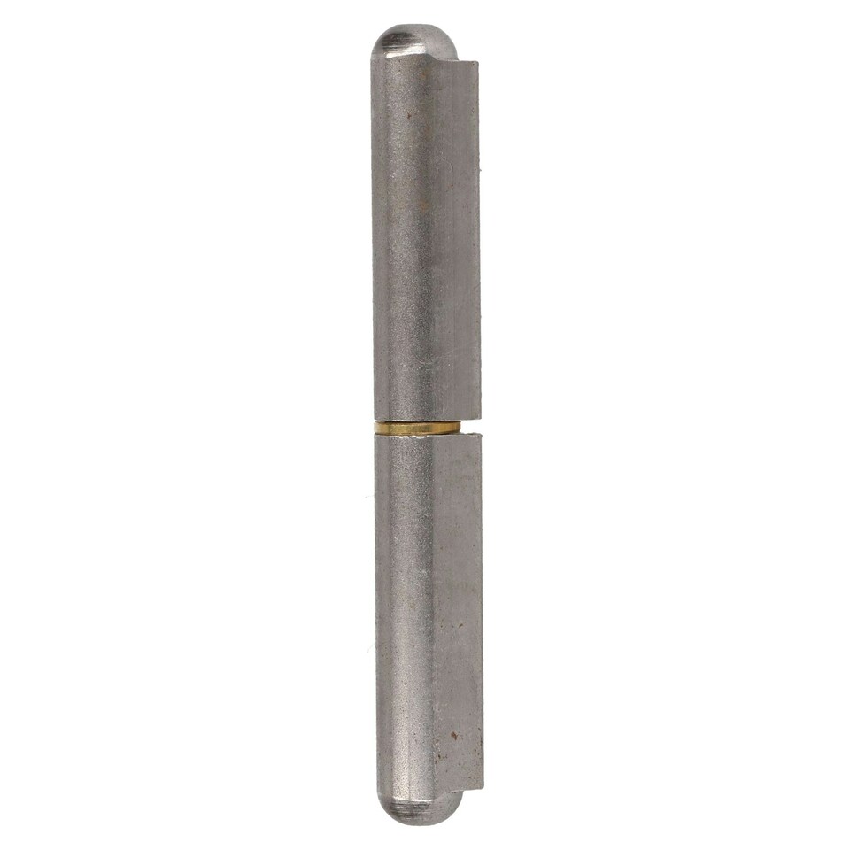 image 1 of 2 Pack Lift Off Bullet Hinge Weld On Brass Bush 20x180mm Heavy Duty Industrial Silver