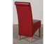 image 8 of Dakota 127 x 82cm Oak Small Dining Table and 6 Montana Leather Chairs | Red | Red