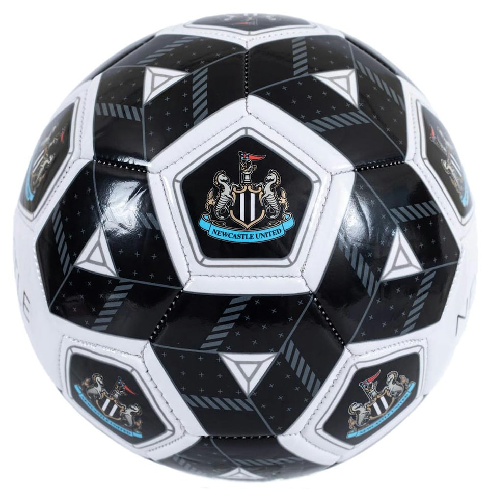 image 1 of Newcastle United FC Hexagon Football - Black/White/Blue/Gold - 3
