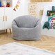 image 2 of icon Kids High Rest Beanbag Corduroy Light Grey Grey