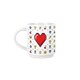 image 4 of Retro Player 1 & Player 2 Stacking Mug Set - Arcade Gaming Drinkware Gift | White