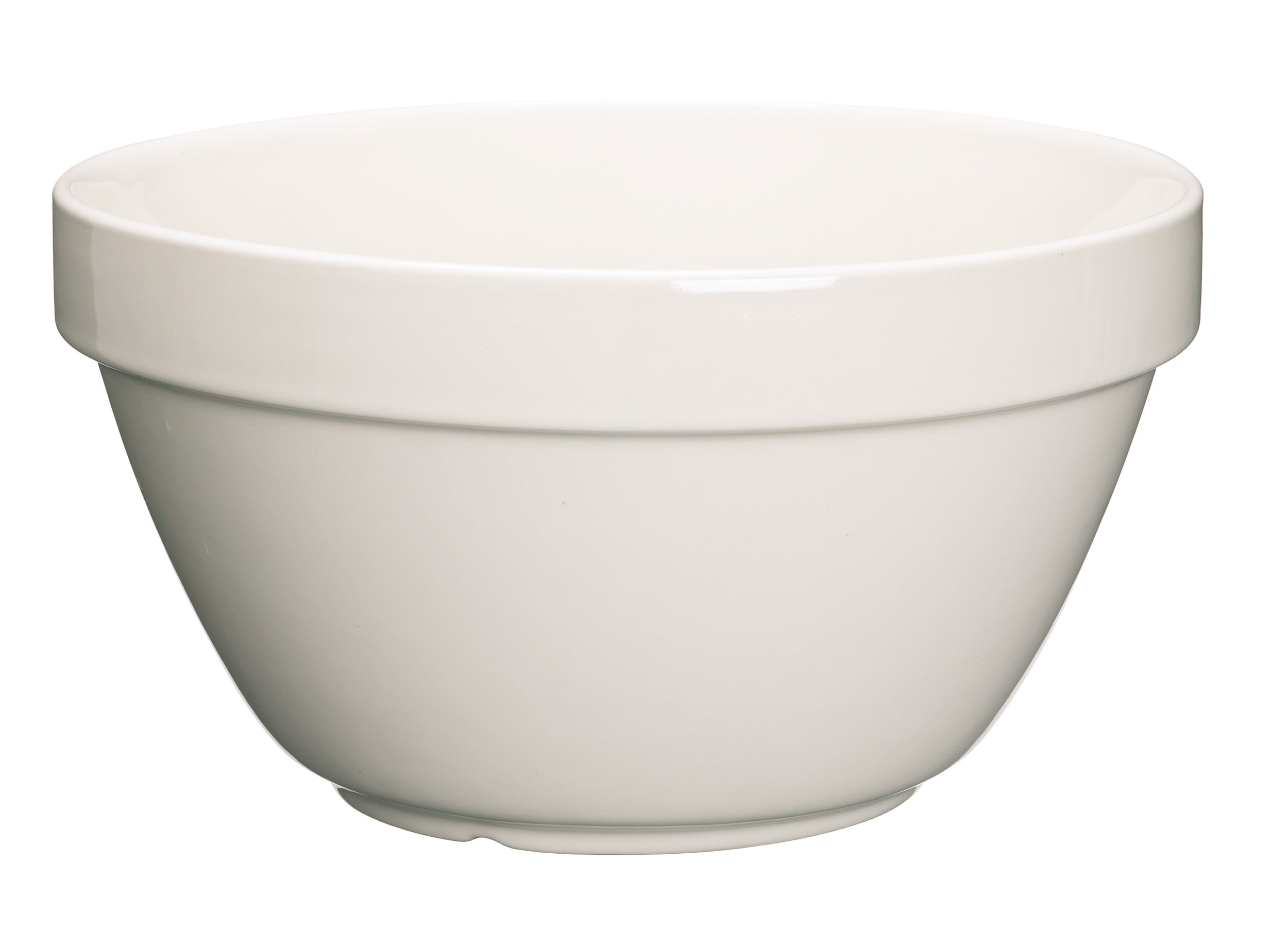 KitchenCraft Stoneware Pudding Basin, 1.5L in White