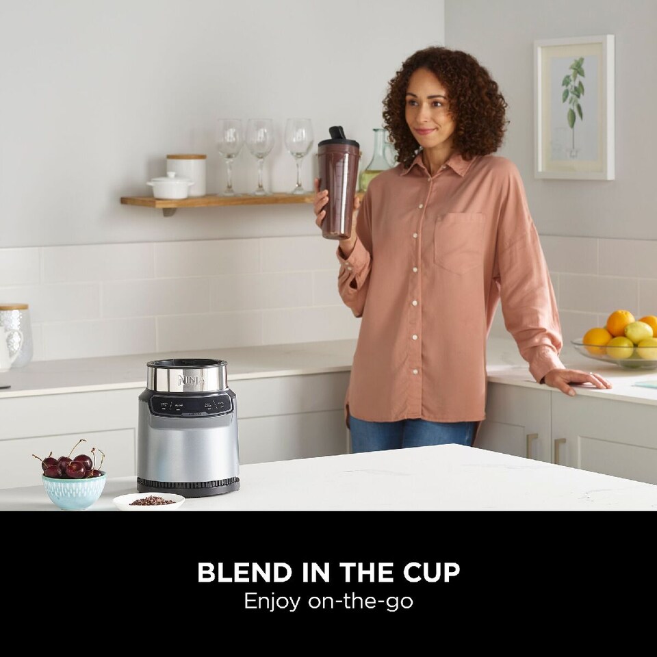 image 1 of Ninja Blender with Auto-iQ BN500UK Black/ Silver