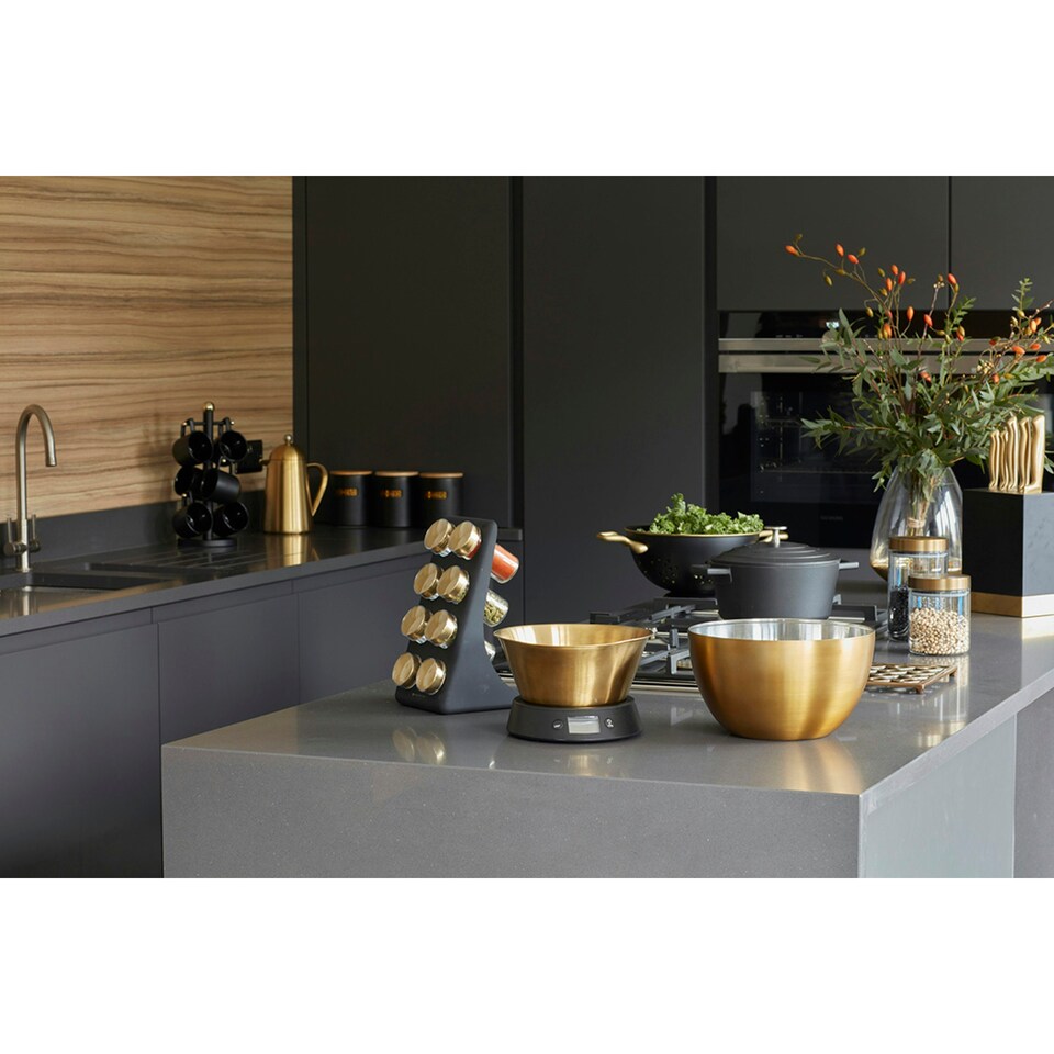 image 1 of MasterClass Mixing Bowl Gold Stainless Steel 24cm