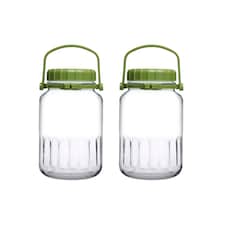 4 Liters Pasabahce Clear Glass Food Jar | Clear | 2