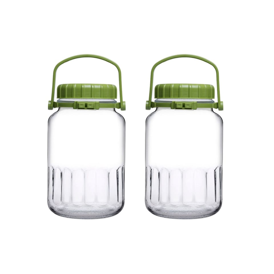 image 1 of 4 Liters Pasabahce Clear Glass Food Jar | Clear | 2