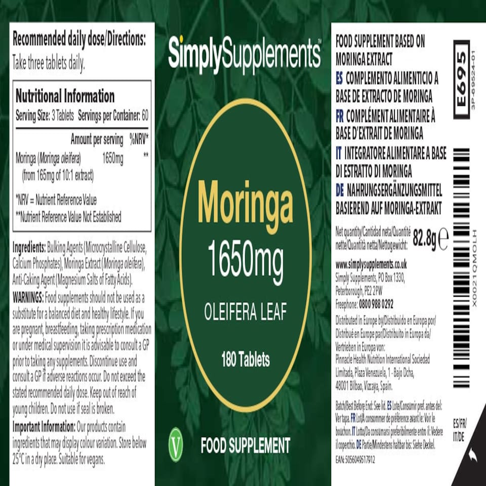 image 1 of Moringa 1650mg