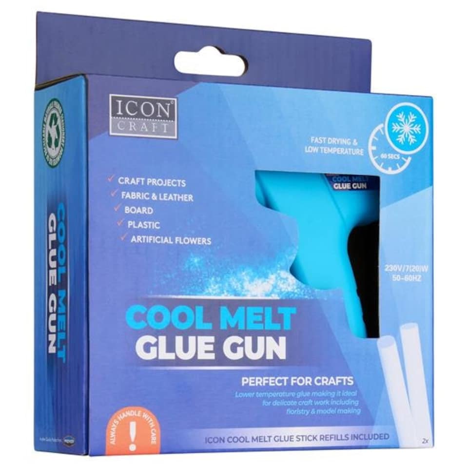 image 1 of Blue Cool Melt Glue Gun by Icon Craft