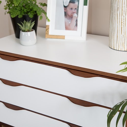 Sticky Back Plastic Glossy White Plain Kitchen Self-adhesive Vinyl Wrap for Cupboards, Doors and Furniture 67.5cm x 1m - d-c-fix