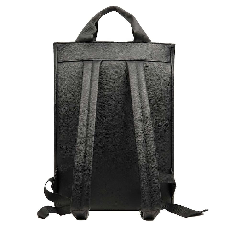 image 1 of Vinga Bermond PU Recycled Backpack - Black - One Size | Black
