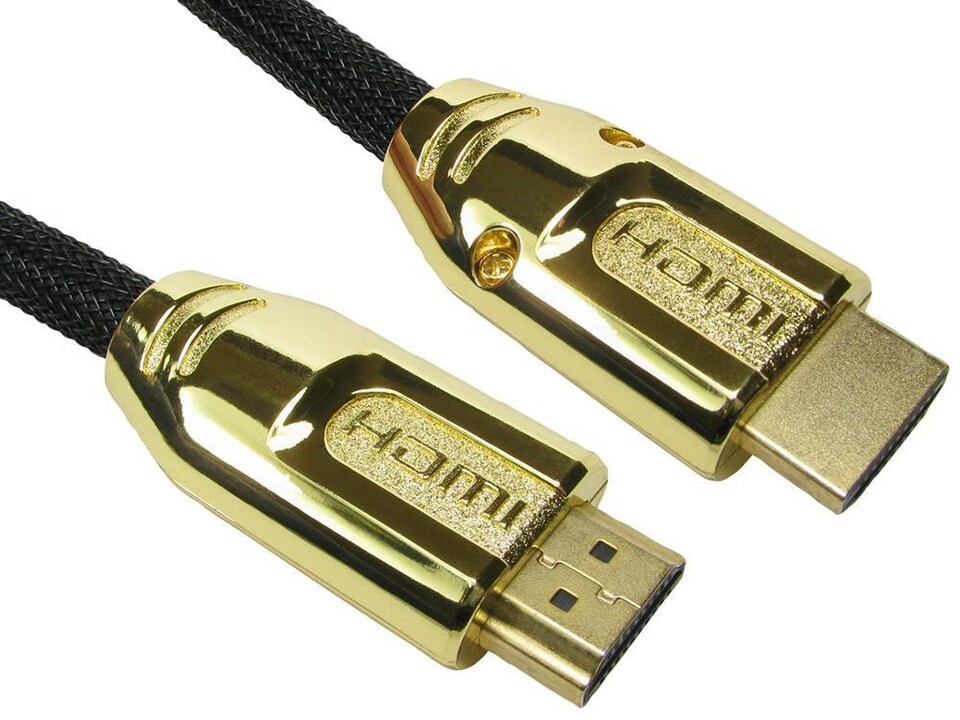 PROCEPTION Premium High Speed HDMI Lead Male to Male, Gold Contacts, 3m Black