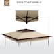 image 10 of Outsunny 3.25mx3.25m 2-Tier Gazebo Cover Replacement, 30+ UV Protection, Beige