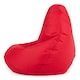 image 4 of Kids High Back Bean Bag Red Indoor Outdoor Childrens Bean Bags | Red | Red | M | 1