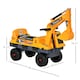 image 3 of HOMCOM No Power Ride on Excavator Digger Music Light for 2-3 Years Old Yellow