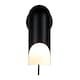 image 3 of Nordlux Rochelle Indoor Wall Light Black Metal Sensor GU10 Adjustable Head - Plug In or Mains Powered , IP20