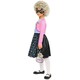 image 3 of Gangsta Granny Childrens/Kids Costume Set - Pink/Black - 9-10 Years 9-10 years