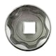 image 2 of 32mm 1/2" Dr Socket Super Lock Metric Shallow CRV Knurl Grip 6 Point TE794