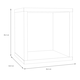 image 5 of Mauro Singular Storage Unit in Matt White