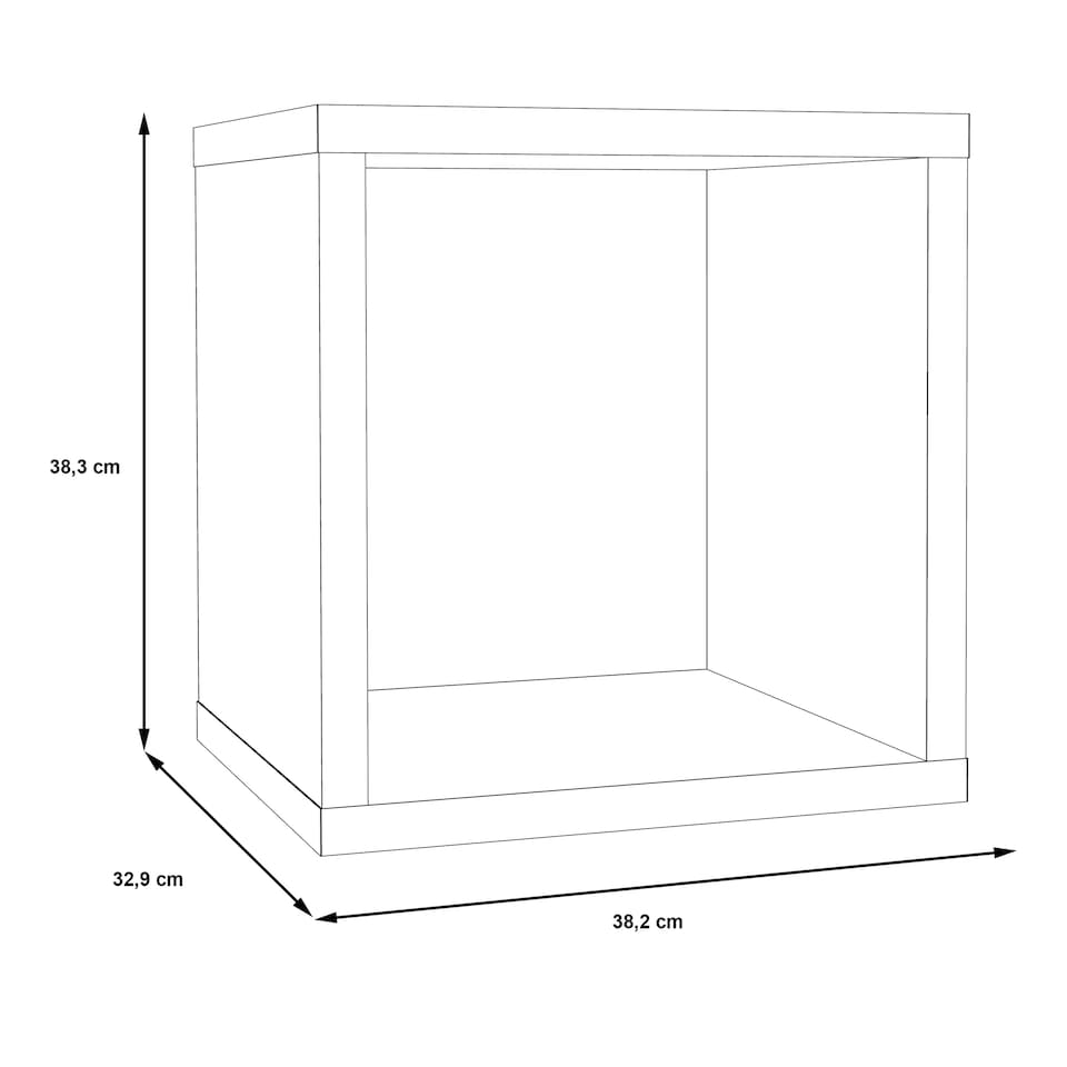 image 1 of Mauro Singular Storage Unit in Matt White