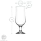 image 3 of LAV Nevakar Hurricane Beer Glasses - 385ml - Clear - Pack of 6 | Clear | Clear