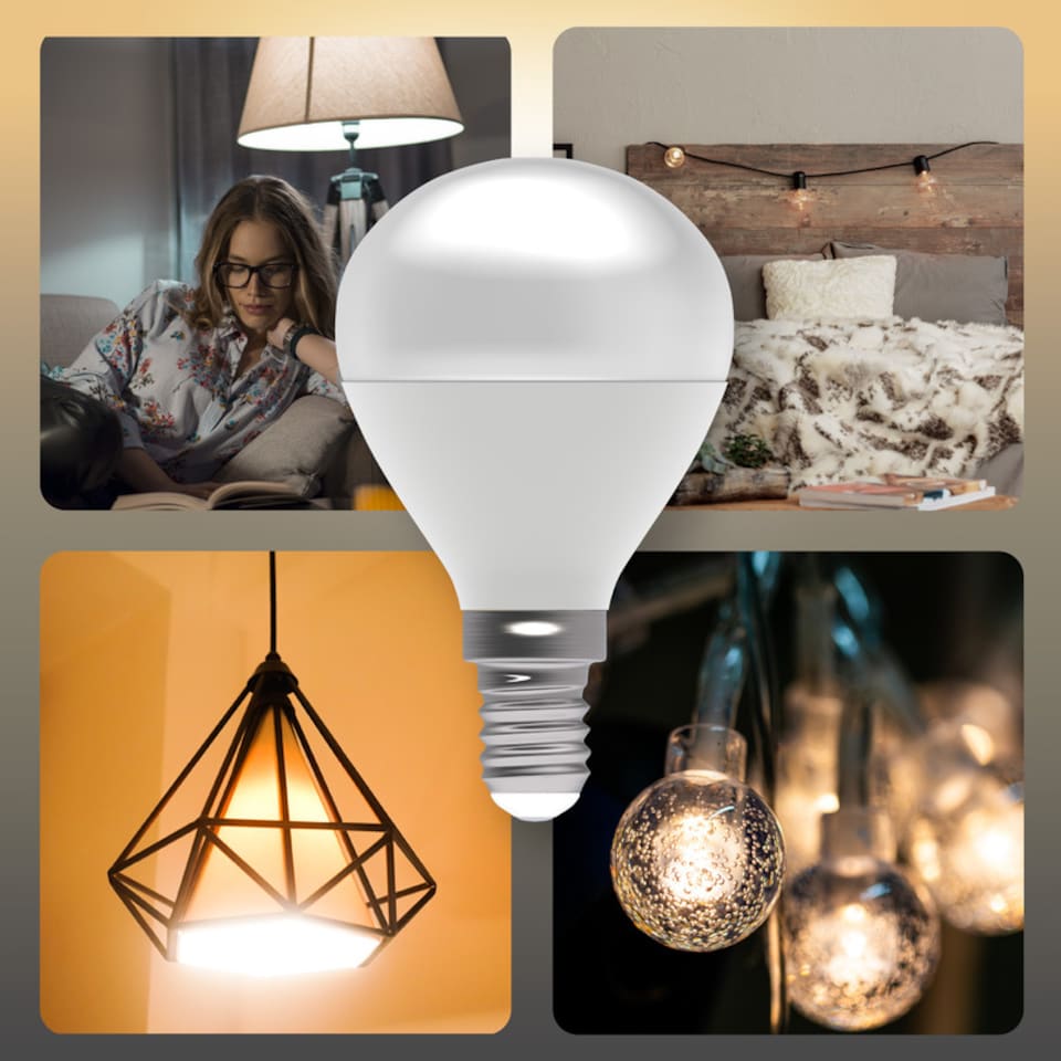 image 1 of BELL Lighting SES E14 Dimmable Golf Ball SMD Warm White 2700k 4.7WLED Bulb