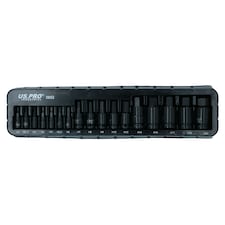 Metric Impact Allen Hex Key Shallow Sockets 2mm - 22mm 17pc Mixed Drive