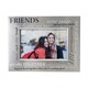 image 3 of Modern Collage Friends Themed Picture Frame in Brushed Silver Finish Silver | One Size
