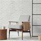image 2 of Fine Decor FD43600 Painted Brick Wallpaper, White