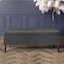 Steel Grey Plush Velvet