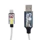 image 3 of Lazerbuilt Rick & Morty Flowing LED Lightning Charging Cable