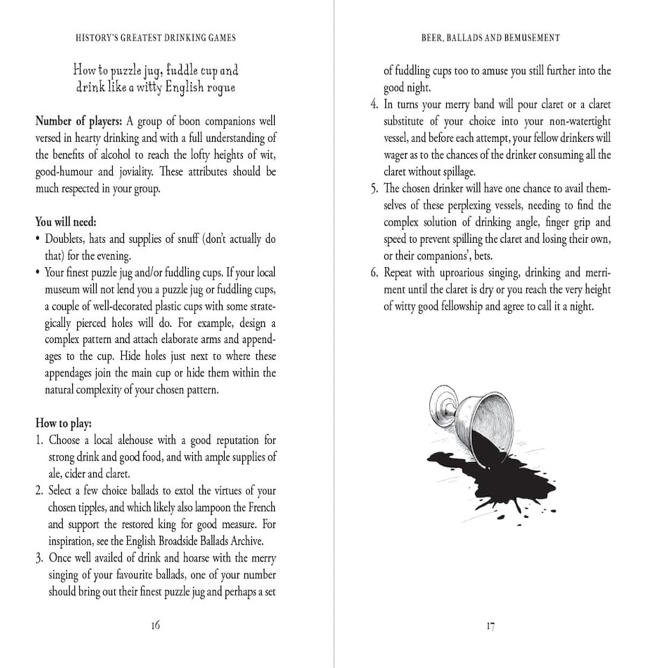 image 1 of History's Greatest Drinking Games Book