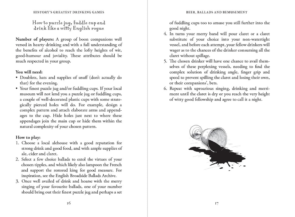 image 1 of History's Greatest Drinking Games Book