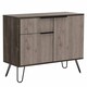 image 1 of small sideboard with 2 doors and drawer NE915 Brown