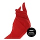 image 4 of Long Red Spandex Gloves | Red | 3