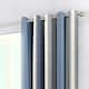 image 2 of Fusion Whitworth Stripe Eyelet Curtains Blue