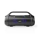 image 1 of Nedis Bluetooth Party Boombox Speaker, 120W Peak Power, 6H Playtime, IPX5 Waterproof, RGB LED Lights, Aux/MicroSD/USB Playback, Bluetooth 5.0, Handle - Black