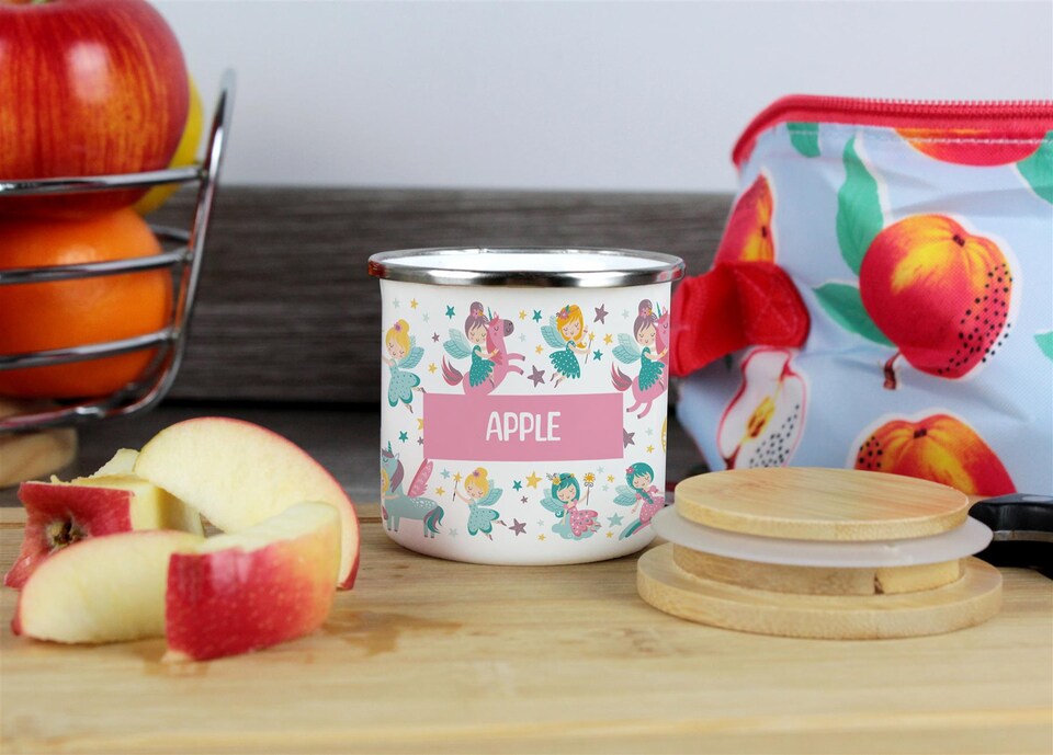 image 1 of Unicorn Fairies Childrens Mini Snack Pot - Hummus