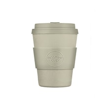 Ecoffee Cup 8oz 240ml Reusable Eco-Friendly 100% Plant Based Coffee Cup with Silicone Lid & Sleeve - Melamine Free Travel Mug N/A | Molto Grigio