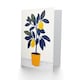 image 2 of Lemon Tree Plant Lover Yellow Blue Bright Simple Birthday Greeting Card